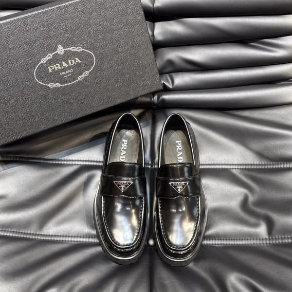 1 Prada thick-soled formal casual leather shoes - Image 1