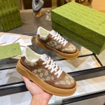 Gucci's New Chunky B Collection Lightweight Soft Platform Sneakers - Image 5