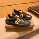 Versace classic black men's skate shoes