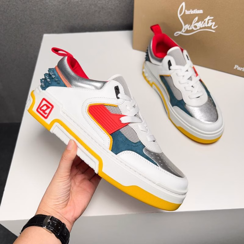 1 Christian Louboutin CL Men's Low-Top Classic Red-Sole Casual Shoes - Image 1