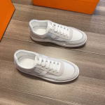 Hermès men's casual shoes with H totem canvas