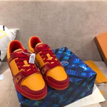 LV Louis Vuitton couple's basketball skate shoes