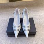 Balenciaga 2025 Classic Studded Pointed-Toe High Heels