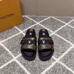 LV Louis Vuitton Men's Monogram Slippers