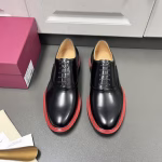 Ferragamo New Men's Business Casual Oxford Leather Shoes