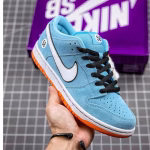 Nike Dunk Suede Light Sea Blue and White Air Force 1