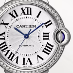 Cartier Ballon Bleu Bleu Silver Diamond 36mm W4BB0024 - Image 2