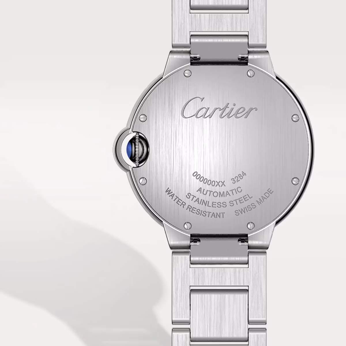 Cartier Ballon Bleu Bleu Silver Diamond 36mm W4BB0024 - Image 3