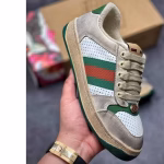 Gucci Classic Prototype Retro Versatile Distressed Dad Sneakers