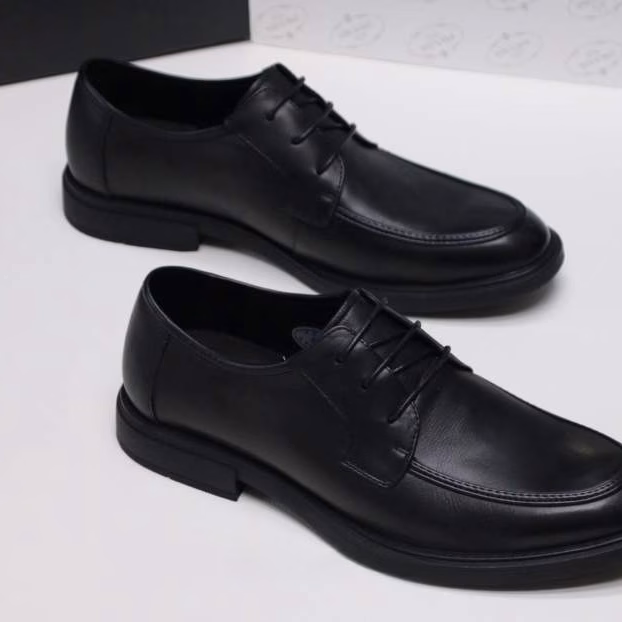 1 PRADA Trim-fit Business Leather Shoes - Image 1