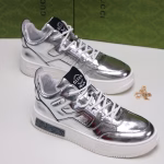 GUCCI Spring Collection Waxed Leather Casual Shoes with Soft Sole and Soft Surface