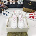 Alexander McQueen Classic White Sneakers for Men and Women (Couple Style)