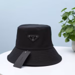 Prada New Bucket Hat with Triangle Logo