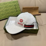 Gucci Classic Original-Grade Baseball Cap with Small Embroidery - Image 3