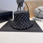 LV Louis Vuitton Denim Bucket Hat - Image 3