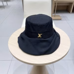 LV Her-Style Pleated Cloud Gauze Bucket Hat