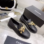 2022 New Style CHANEL Original Stock Chain Loafers - Image 5