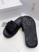 Dior 2025 Letter Jacquard Webbing Platform Slides - Image 2