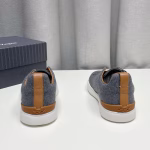 Zegna XXX Collection Wool TRIPLE STITCH Sneakers - Image 7