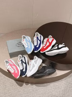 Prada America’s Cup Series Patent Leather Mesh Casual Athletic Sneakers - Image 2