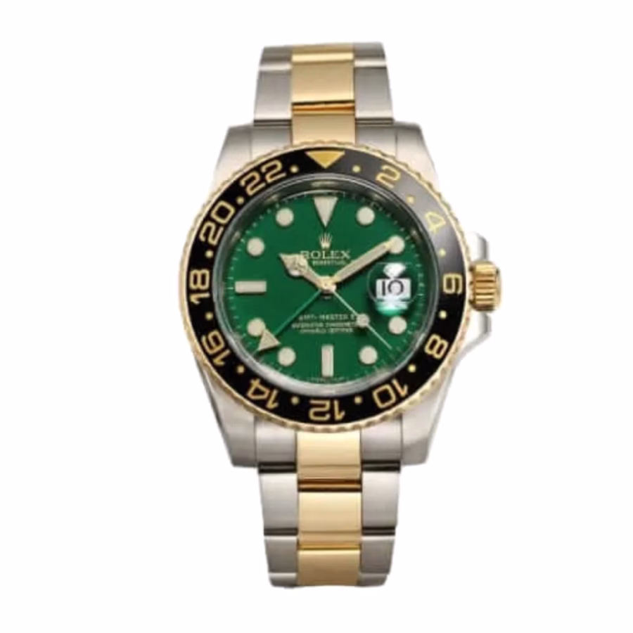 10001 Rolex Gmt Green Steel Replica - Image 1