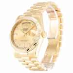 Replica Rolex Day-Date 36mm Gold Dial 118238 - Image 3