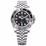 GMT-Master II 126710GRNR 'Bruce Wayne' Stainless Steel Black Dial Oyster (2025) Replica - Image 8
