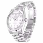 Replica Rolex Day-Date 36mm Silver Dial 118209 - Image 2