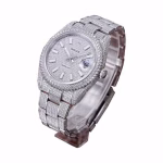 Rolex Datejust 116334 Iced Out Diamond Pave Dial Replica - Image 4