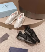 Prada America’s Cup Series Patent Leather Mesh Casual Athletic Sneakers - Image 3
