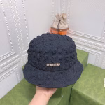 Original MiuMiu 2022 new stylish women's summer new photo-taking French sun hat