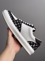 Louis Vuitton × Nike Collaborative Patchwork Sneakers - Image 4