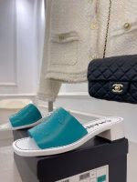 Chanel 2022 Spring/Summer New Double C Resort Slides - Image 8