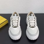 FENDI Force Lace-Up Retro Low-Top Shoes - Image 2