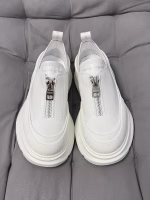 Alexander McQueen New Platform Mid-Top Shoes in Pure White Colorway - Image 2