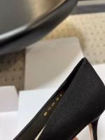 Dior 2024 Spring/Summer Bow Pearl Kitten-Heel Flats - Image 4