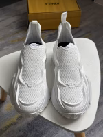 Fendi 2025 Spring/Summer Flow White Mesh Couple's Running Shoes - Image 2