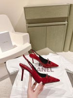 Dior Spring-Summer New Vintage Embroidered High-Heel Shoes - Image 4