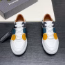 Zegna Smooth Leather Gradient Patchwork Low-Top Sneakers - Image 2