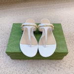 GUCCI 2025 New Horsebit Toe-Thong Sandals