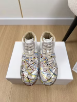 Maison Margiela 2025 Spring/Summer New Graffiti Couple's Mid-Top German Training Sneakers - Image 2
