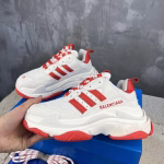 Adidas x Balenciaga Triple S Collaborative Retro Sneakers