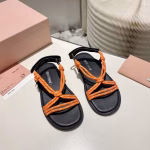 Miu Miu 2025 Summer New Beach Sandals