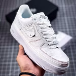 Nike White "Tear-Away" Low-Top Versatile Casual Sports Skate Shoes