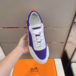 Hermès Dert Knit Calfskin Sneakers - Image 4