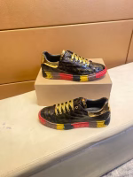Versace men's cowhide casual sneakers - Image 3
