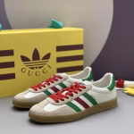 Gucci x adidas Collaborative Couples' Casual Sneakers - Image 2