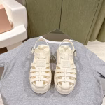 MIU MIU Summer Roman Platform Sandals