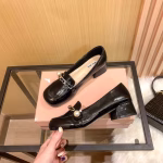 Miu Miu New Style Block Heel Flat Shoes