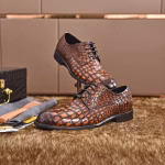 LV (Louis Vuitton) original crocodile leather shoes - Image 3